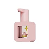 BigKing Automatischer Seifenspender für Kinder, berührungsloser automatischer Sensor-Seifenspender Cartoon Smart Foam Soap für Küche und Bad(rosa Kleiner Dinosaurier)
