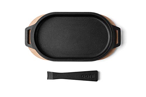 image for Ooni Cast Iron Sizzler Pan - Cast Iron Sizzler Plate - Camping Cookwar