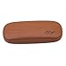 Winwinfly Wood Pattern Sunglass Box Clamshell Practical Hard Glasses Case,Brown