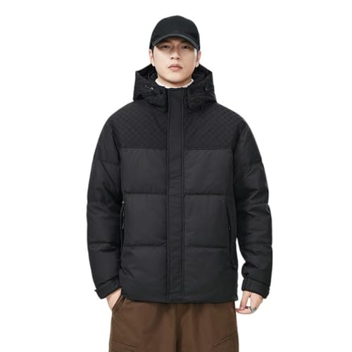 Veste d'hiver courte pour homme chaude et épaisse anti-vent