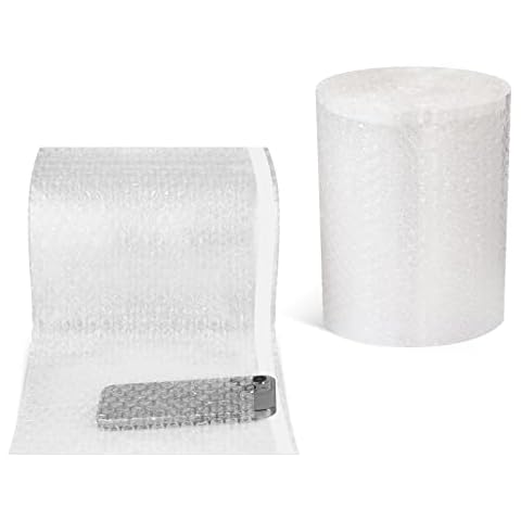Pacific Mailer Bubble Cushion Wrap Pouches 7.5x7.5 Inch Total 50 Packs Self Sealing Bubble Pouch Bags Roll for Packing, Shipping, Storage, Moving [Clear] Cover