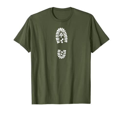 Find the Best Boots for Appalachian Trail Hikes 11 Appalachian Trail Shirt Boot-Print T-Shirt