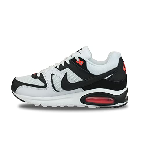 Nike Air Command, Baskets Basses Homme, Multicolore (White/Black / Max Orange), 45.5 EU