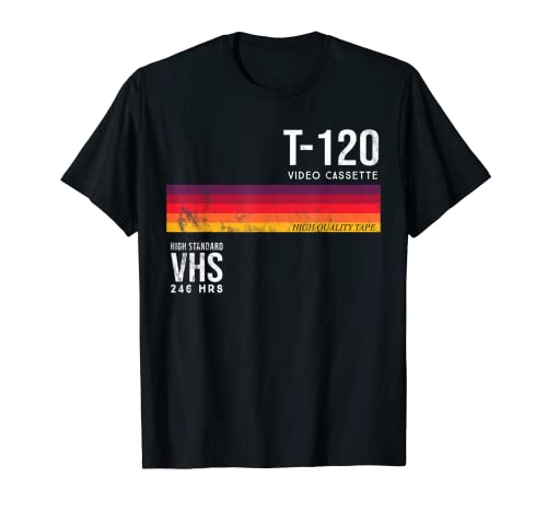 Vintage 80s Video Cassette Tape VHS T-Shirt