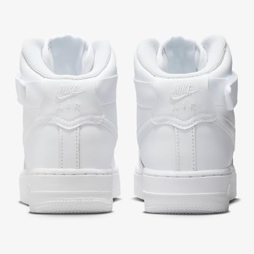 Nike Air Force 1 High LE Big Kids' Shoes (FV5950-111, White/White/White)3