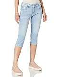 der Bund ist mittelhoch Q/S designed by - s.Oliver Damen 2062833 Jeans, Light Blue, 42