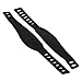Exercise for Bike Pedal Strap, Adjustable Foot Stirrup Strap for Gym Fitness Equipment, Black Plastic Pedal Strap (2-Pack)