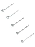 silver rocket lyrics Grosor del poste: 22 g/0,6 mm Silver Rock Jewellery Juego de 5 pendientes de nariz de plata de ley 925 maciza, Plata de ley 925 maciza