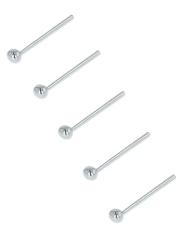 Silver Rock Jewellery Set di 5 piercing da naso a