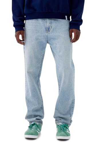 PacSun Men's Cade Straight Jeans Light Indigo