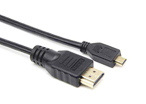 Micro HDMI (Type D) to HDMI - 5 Feet - Compatible with Nikon Coolpix AW110, AW120, AW130, L840, L830, L820, L620,P900, P610, P600, P340, P330