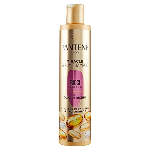 Pantene Pro-V - Champú profesional para cabello rizado, Miracle Serum, para protección de queratina, para cabello rizado, rizado y rebelde, 250 ml