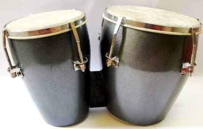 GT manufacturers Baby Toy Handmade wooden Two piece Bongo For Baby(Gray)