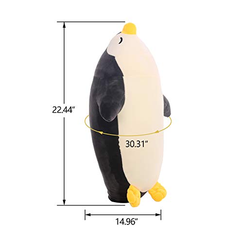 Dentrun Penguin Stuffed Animals Bulk, Cute Penguin Plush Doll Play Toys For Kids Girls Boys Adults Birthday Xmas Present, Adorable Soft Plushies And Gifts, 12.20/18.11/22.44/25.98 Inchs, Blue, Black #TOP4