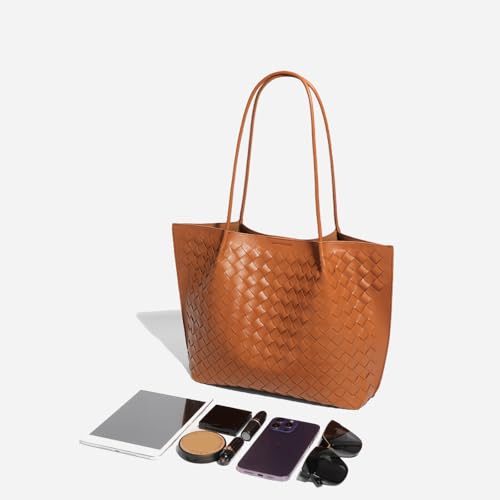 Bolso tote tejido artesanal para mujer miniatura 3