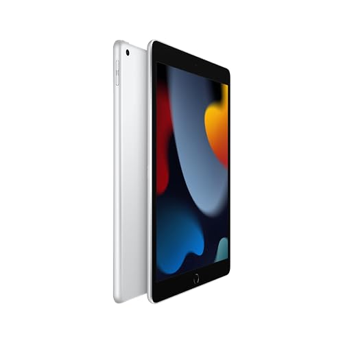 Image of Apple iPad (9th Generation, 10.2-inch, 2021), 64GB, Wi-Fi, Silver (Renewed)