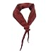 Zhcwldmi Damen-Dreieckstuch 110x32cm – Gestricktes Halstuch, Weiches Dreieckstuch & Kleines Halstuch, Warmes Tuch & Schal in (Weinrot)