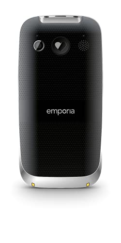 emporiaEuphoria LTE | Seniorenhandy 4G VoLTE | Tastenhandy 4G VoLTE ohne Vertrag | Mobiltelefon mit Notruftaste | 2,3-Zoll-Display | Schwarz