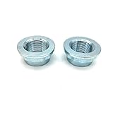 Fauful 2Pcs Car Rear Drive Shaft Axle Hub Nut for BMW E36 E46 Z3 Z4 E87 E90 33406799223