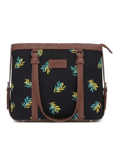 Image of Stylish Tote Bags for Office Use | Laptop Bag 15.6 inch | Purse for Women | Vegan Leather Handbag | Daily & Travel Use |