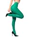 sofsy Opaque Microfibre Tights Invisibly Reinforced Opaque Brief Pantyhose 40Den [Made In Italy] Avocado Green 3 - Medium