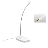 e-Better PCマイク USB マイクベース ミュート機能 全指向性360°リモートワーク テレワーク web会議 ゲーム実況 生放送 3.5mm 白 MO-MIC04L-W