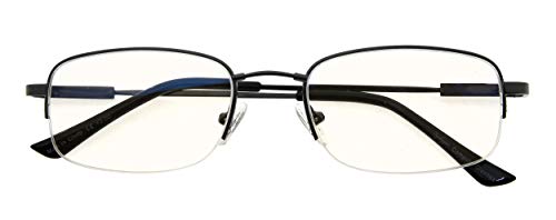 Image of CessBlu Computer Glasses Men Bendable Titanium Reading Eyeglasses Blue Light Filter