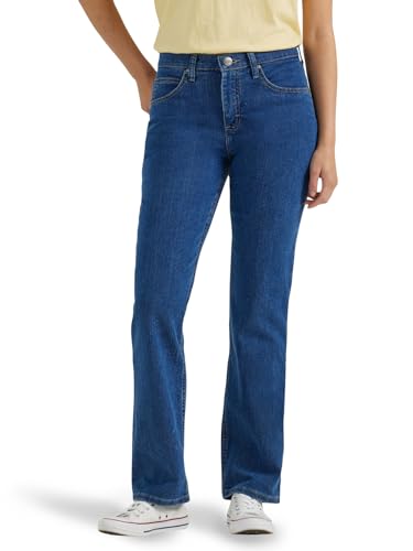 Riders by Lee Indigo Women's Classic Fit Straight Leg Jean, Gulf, 14 Long