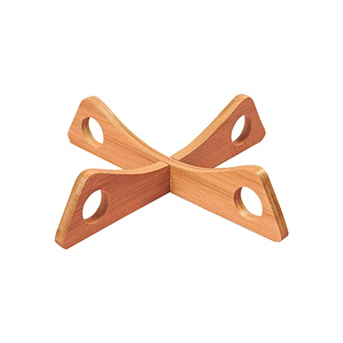 Set wok hierro fondo redondo con mango madera y accesorios miniatura 6