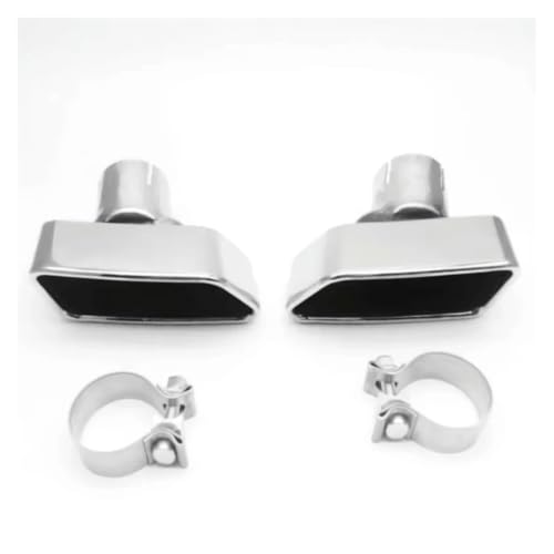 Puntas traseras de escape en acero inoxidable para BMW Serie 5 con silenciador de extremo