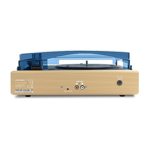 Metronic Platine Vinyle Bluetooth Vintage, Tourne Disque à 3 Vitesses 33, 45 et 78 Tours, Hout-Parleurs Intégrés, Finition Bois – 477360 - Les Beatles, Paul McCartney, John Lennon, RIngo Starr, George Harrison Metronic Platine Vinyle Bluetooth Vintage, Tourne Disque à 3 Vitesses 33, 45 et 78 Tours, Hout-Parleurs Intégrés, Finition Bois - 477360 – Image 5