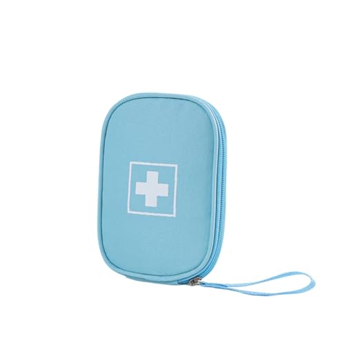 Image of First Aid Bag - Travel Medicine Bag Organizer - Empty Medical Supplies Organizer Bag Portable Travel Medicine Pouch for Home Office Kitchen Traveling Hiking Cycling Work