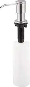Dosador e Dispenser de Detergente Líquido INOX 304 Premium ESCOVADO Modelo Americano de Pia Embutir 500m - Westing