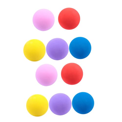 HOUDERCO 10個 屋内用ソフトゴルフ練習ボール 軽量スポンジ素材で トレーニングに や初心者向け家練習用ボール ランダムカラ ランダムカラー