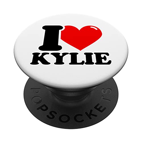 I LOVE Kylie PopSockets Swappable PopGrip, Black