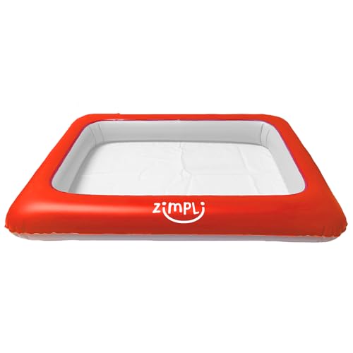 ZIMPLI - Aufblasbares Spieltablett, Kinder-Sandkasten, sensorisches Spieltablett für Sand, Schlamm und Wasser, einfach zu bedienen, einfach zu verstauen, Kinder-Sandkasten
