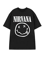 GRUNGE ICON: Celebrate the spirit of the '90s with this Nirvana Men's T-Shirt. Featuring a distressed band logo print, this tee captures the essence of classic grunge style, perfect for any fan of the legendary rock band. VINTAGE VIBE: Embrace the ti...