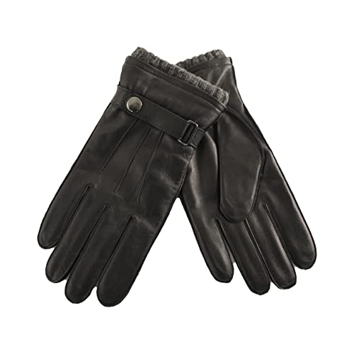 Gefutterte Lederhandschuhe Herren