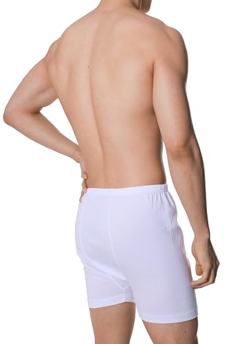 Men's Cotton Underpants Boxer Brief 5-Pack(WHITE)3