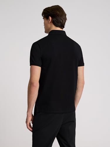 EXPRESS Men’s Pima Cotton Pique Polo – Short Sleeve Classic Fit, Soft Breathable3