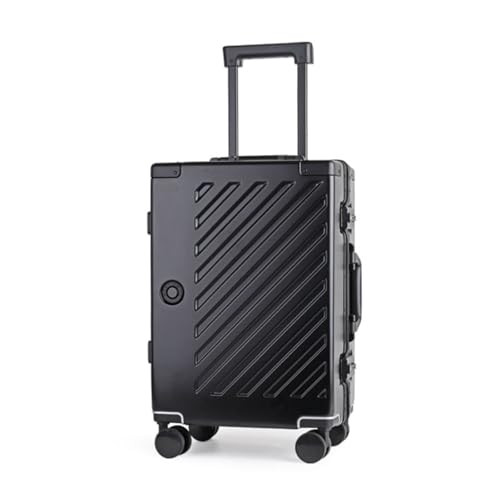 Valise rigide polycarbonate sans fermeture éclair JLY valise TSA 4 roues bagage cabine S