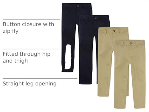 Image of The Children's Place Girls Basic Skinny Jeans, Dkstry Nit Wash, 16 Plus