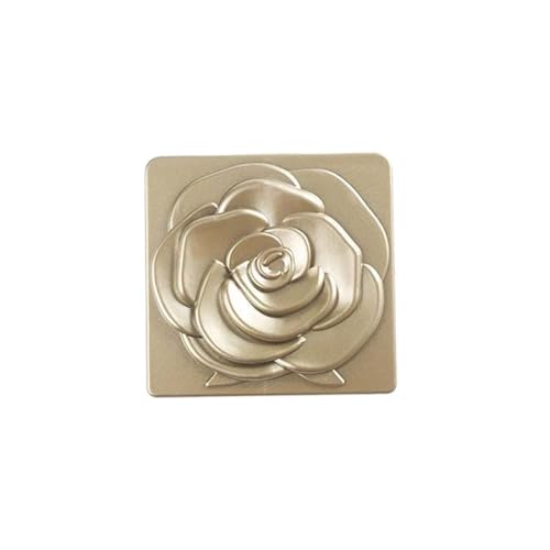 Rose Pocket Mirror, 3PCS Espejo de Maquillaje Plegable Cuadrado miniatura 3