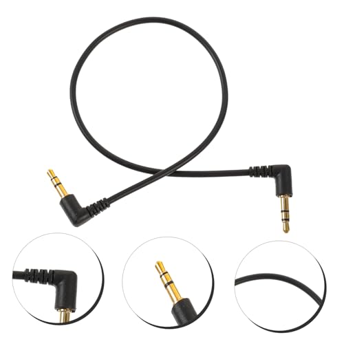 Cable Auxiliar de Audio 3.5mm con Conector en Ángulo de 90° miniatura 3