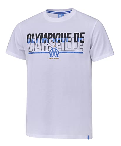 OLYMPIQUE DE MARSEILLE T-Shirt Om - Collection Officielle Homme - Taille XL