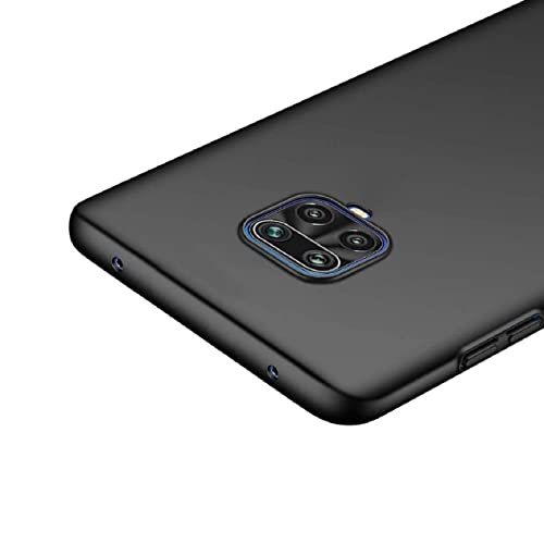 Image of Mobile Back Cover Case for Xiaomi Poco M2 Pro (Silicone Case|CameraProtection|Black SC1510)