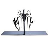 La estructura de metal hace que sujetalibros los negros de larga duración y resistente para sostener los libros grandes y pesados;superficie con recubrimiento de polvo es suave y anti-herrumbre.
