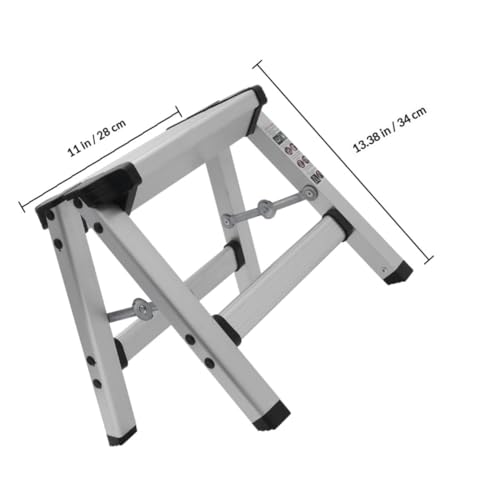 Taburete escalera plegable de aluminio para evitar caídas en casa 3