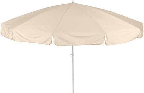 Preisvergleich Produktbild beo 141048 Dralon Sonnenschirm, Durchmesser 240 cm, beige