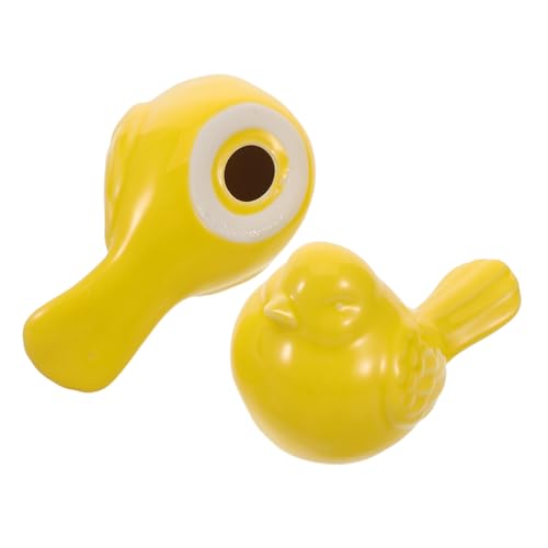 Figurines d'oiseaux en céramique lot de 2 statuettes idée cadeau pendaison de crémaillère